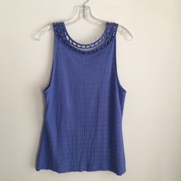 ANTHROPOLOGIE Aicha Lavender Tribal Boho Festival Casual Sleeveless Shirt - Picture 3 of 7